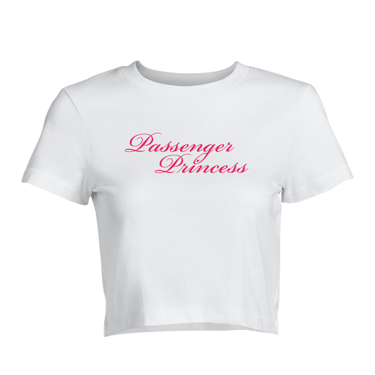 Passenger Princess - White Crop Top